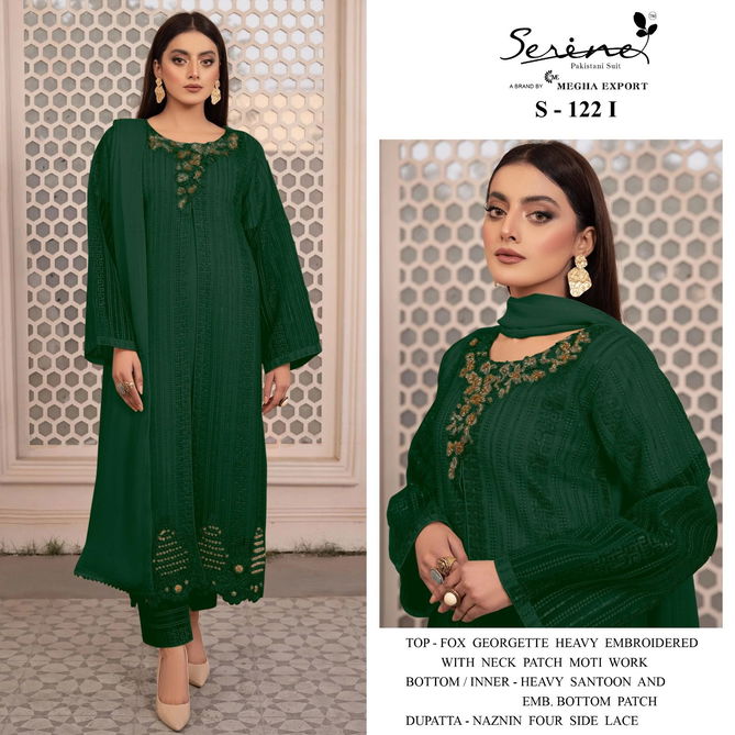 S 122 G To J By Serine Pakistani Suits Catalog